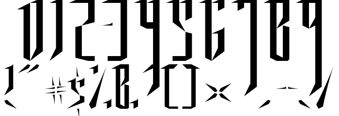 Ysgarth English Normal Font OTHER CHARS