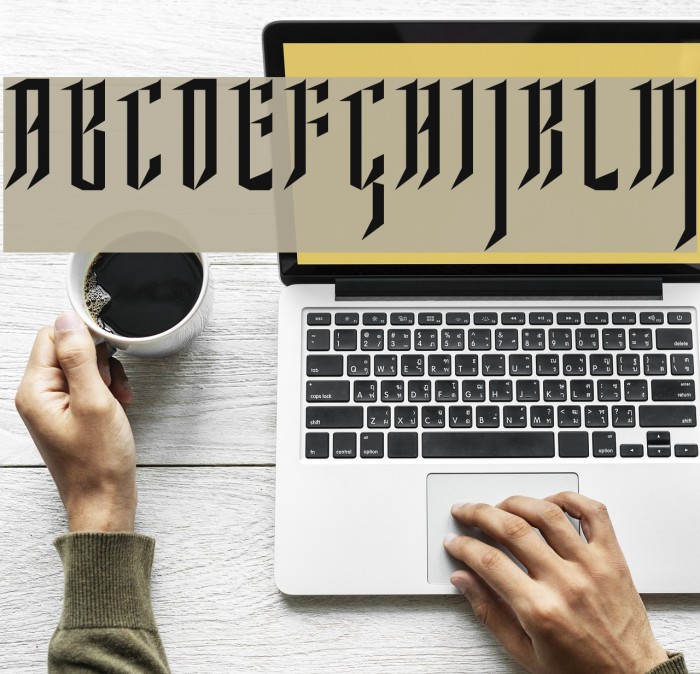 Ysgarth English Normal Font examples