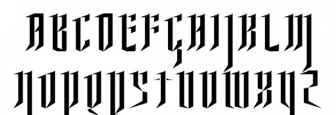 Ysgarth Normal 字体 大写