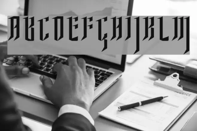 Ysgarth Normal Schriftart examples