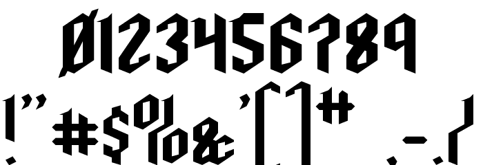 Ysgarth Font OTHER CHARS
