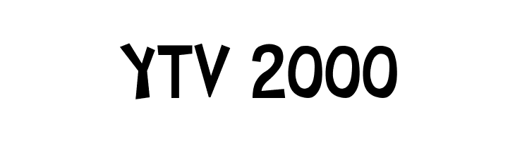 YTV 2000  Free Fonts Download
