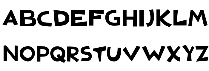 YTV 2000 Schriftart Kleinbuchstaben