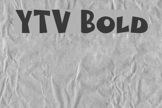YTV Bold Polices examples
