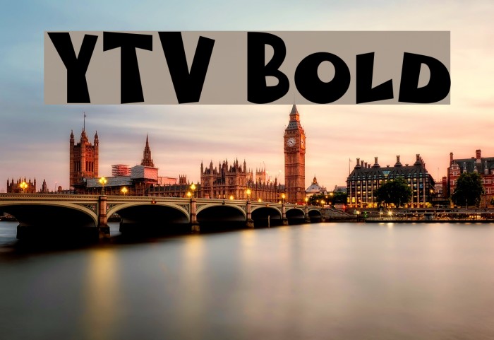 YTV Bold Polices examples