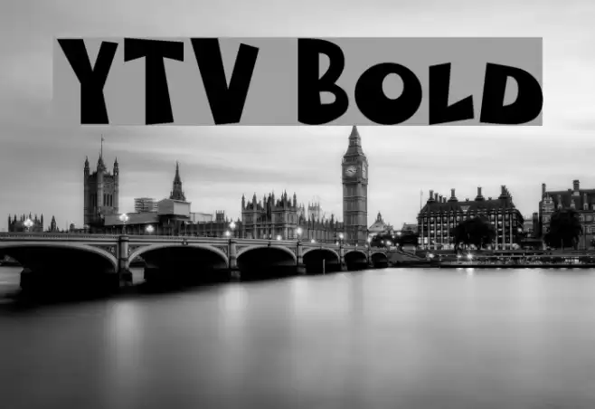 YTV Bold Polices examples