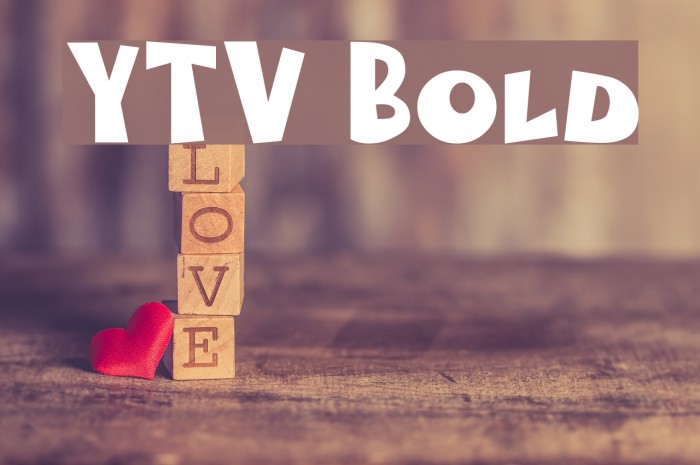 YTV Bold Polices examples