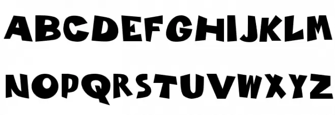 YTV Bold Polices MINUSCULES