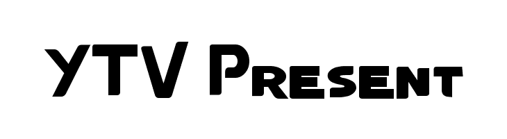 YTV Present Font