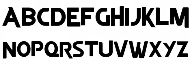 YTV Present Font UPPERCASE