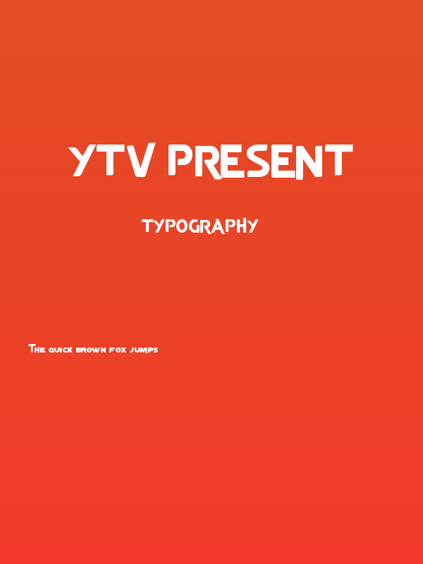 YTV Present Poster