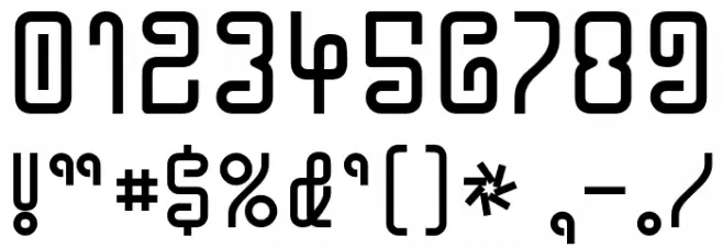 YTwoKBug-Regular Font OTHER CHARS