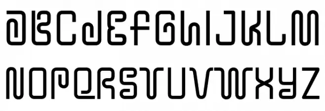 YTwoKBug-Regular フォント 大文字