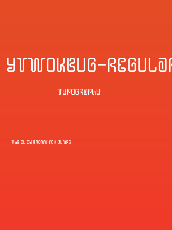 YTwoKBug-Regular Poster