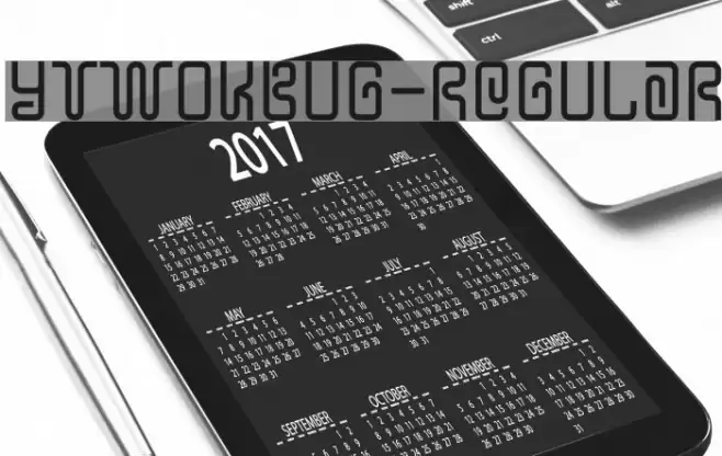 YTwoKBug-Regular خط examples