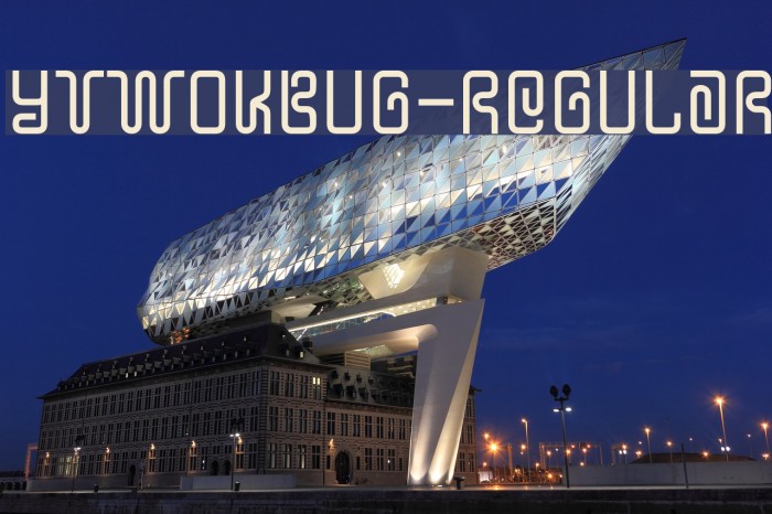 YTwoKBug-Regular Font examples