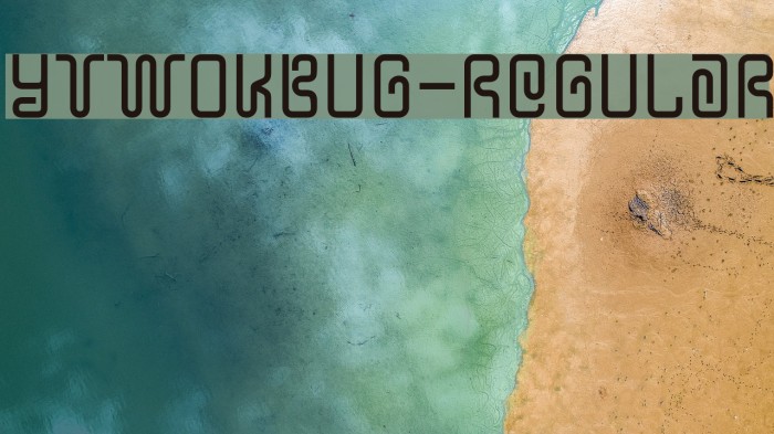 YTwoKBug-Regular Font examples