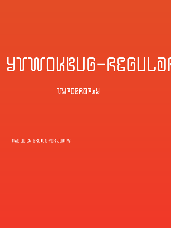 YTwoKBug-Regular Poster
