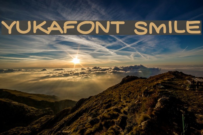 YUKAFONT _SMILE Font examples