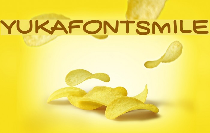 YUKAFONTSMILE Font examples