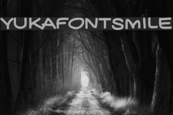 YUKAFONTSMILE Font examples
