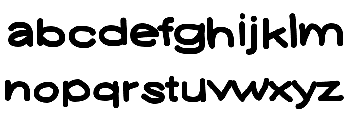 YUKAFONTSMILE Font LOWERCASE