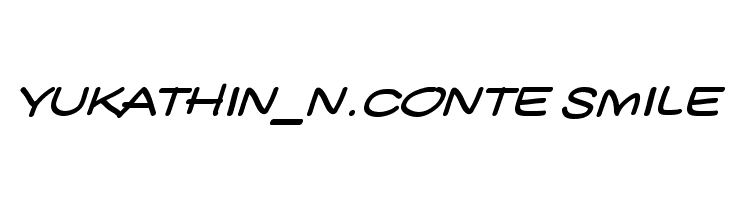 YUKATHIN_N.CONTE SMILE  font caratteri gratis