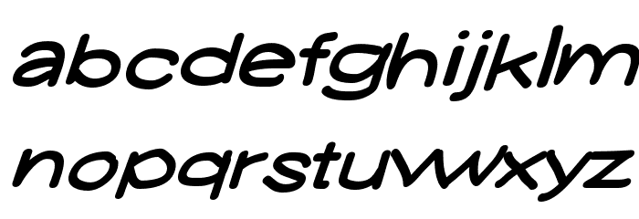 YUKATHIN_N.CONTE SMILE Font LOWERCASE