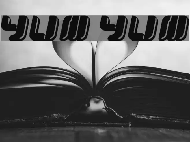 YUM YUM Font examples