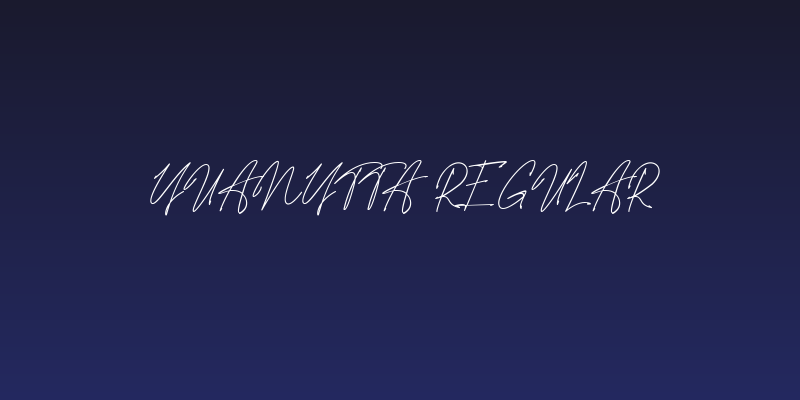 Yuanytta Regular Social Header