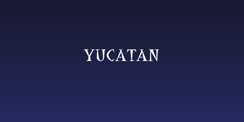 Yucatan Social Header
