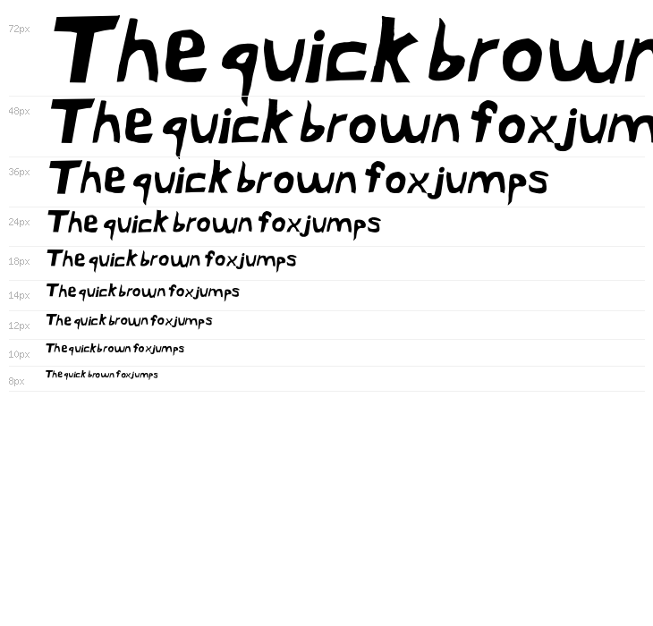 Yuck Italic Waterfall