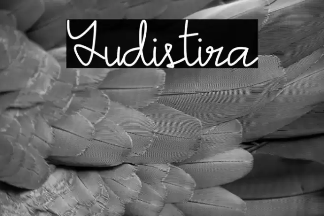 Yudistira Font examples