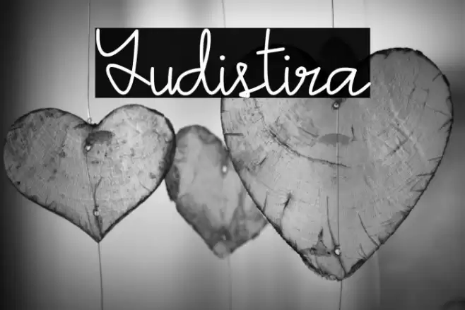 Yudistira Font examples