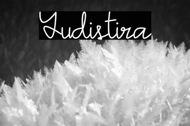 Yudistira Font examples