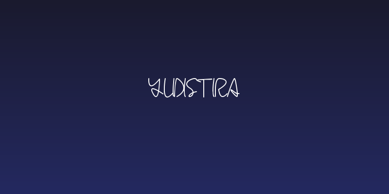 Yudistira Social Header