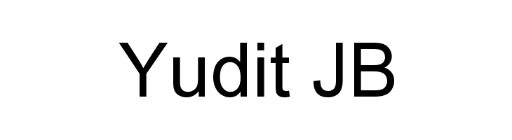 Yudit JB Font