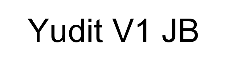 Yudit V1 JB Font