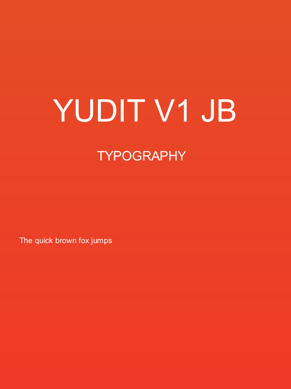 Yudit V1 JB Poster