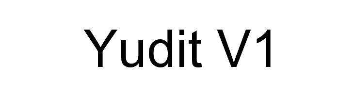 Yudit V1 Font