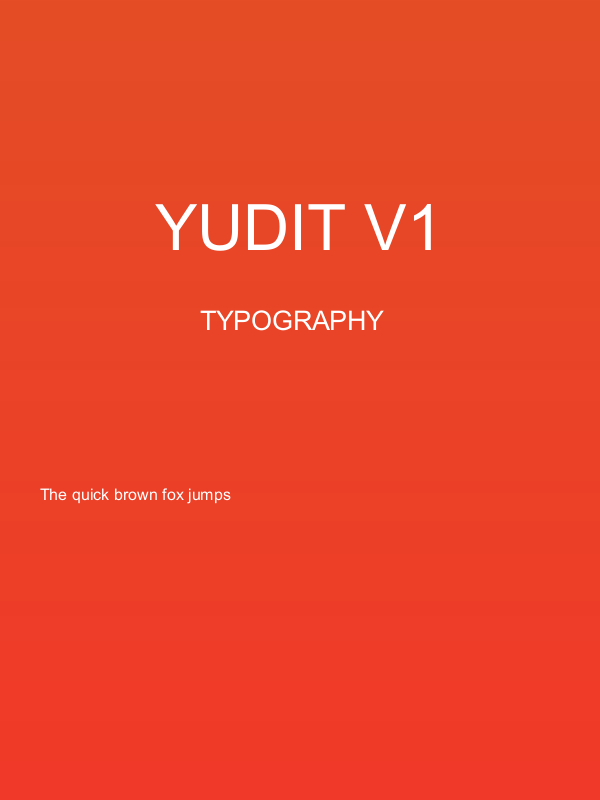 Yudit V1 Poster