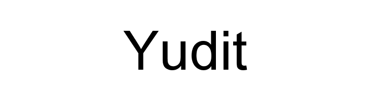 Yudit Font