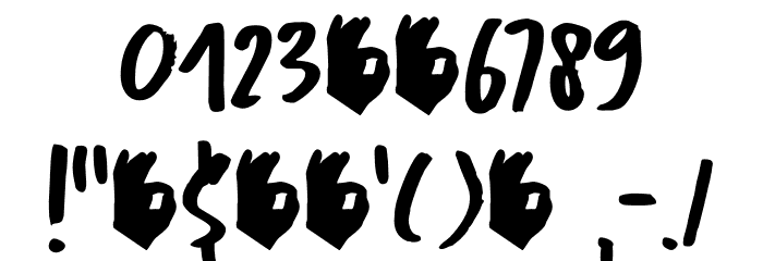 Yuge DEMO Regular Font OTHER CHARS