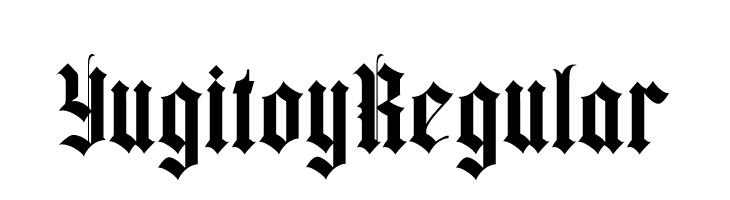 Yugitoy Regular  Fuentes Gratis Descargar