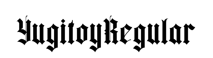 Yugitoy Regular  font caratteri gratis