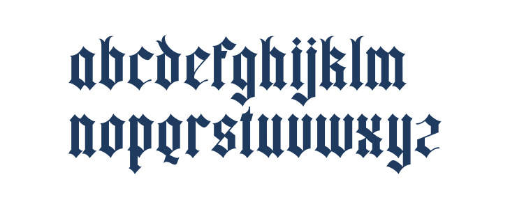 Yugitoy Regular Lowercase