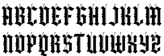 Yugitoy Regular Font Litere mari