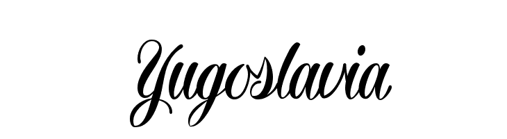 Yugoslavia फ़ॉन्ट