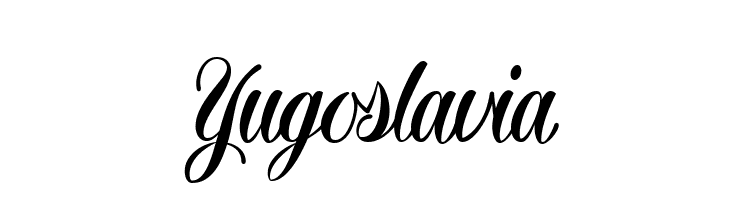 Yugoslavia  नि: शुल्क फ़ॉन्ट्स डाउनलोड