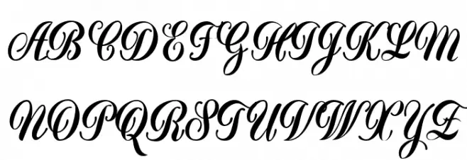 Yugoslavia Schriftart Groß